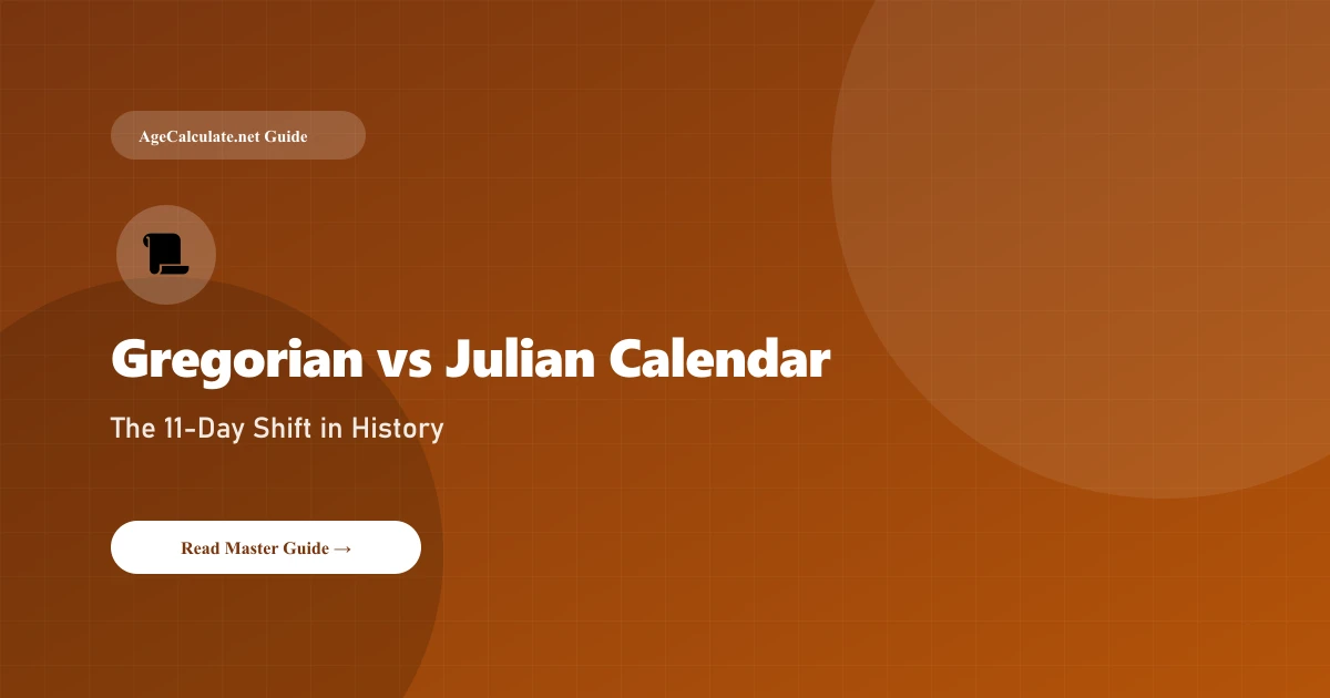 Gregorian vs Julian Calendar: The 11-Day Shift That Changed History