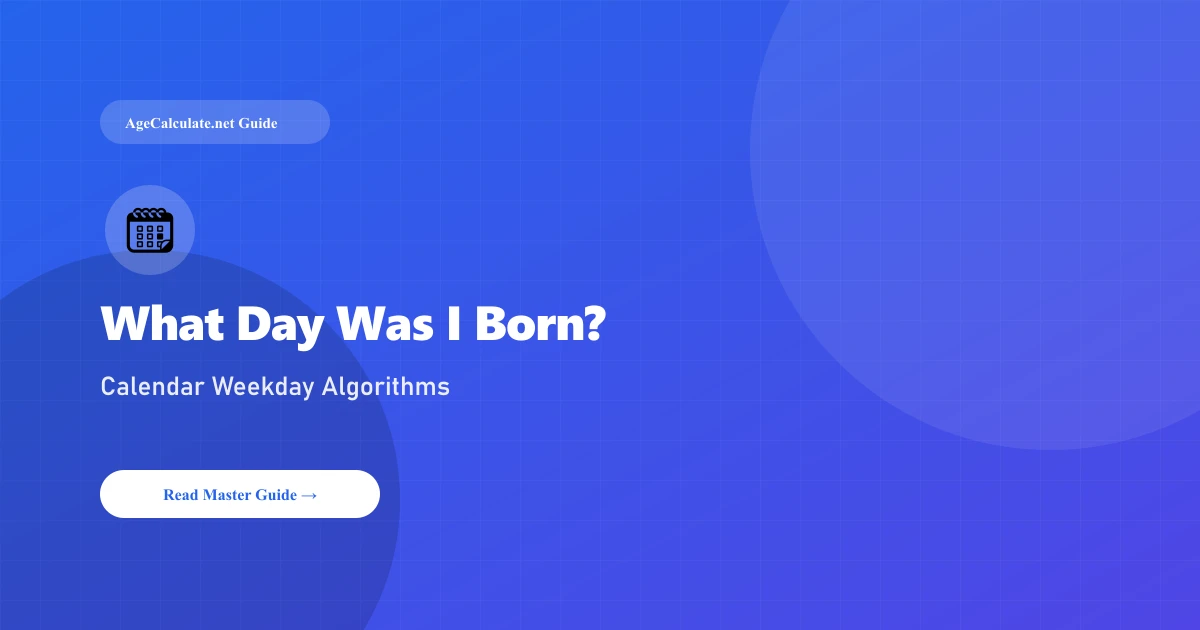What Day of the Week Was I Born? Calendar Algorithms & Zeller's Rule