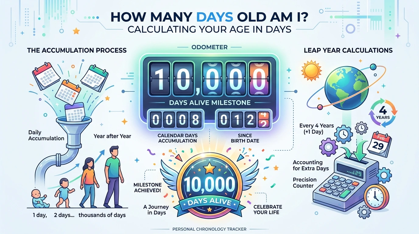 How Many Days Old Am I? Calculating Your Age in Days