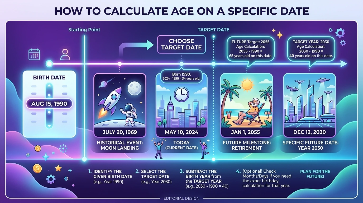How to Calculate Age on a Specific Date