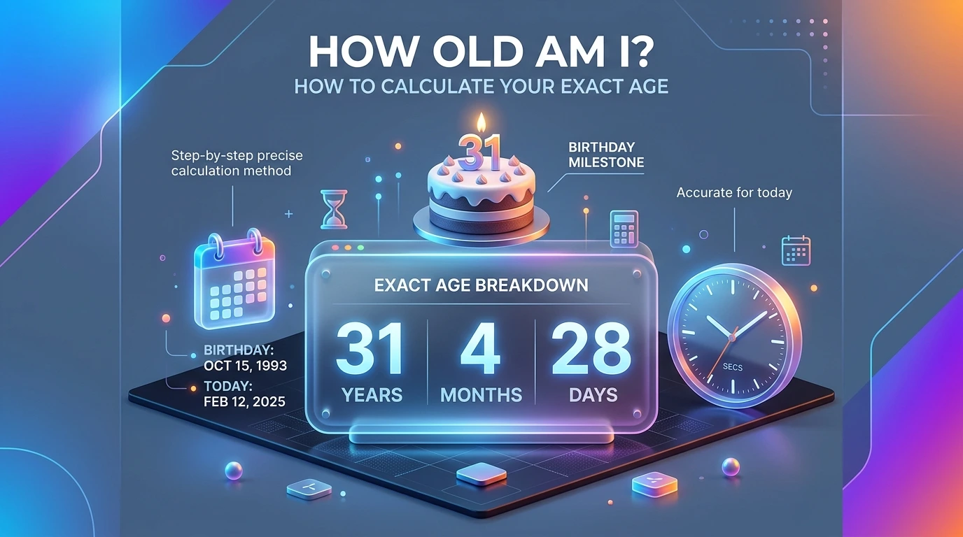 How Old Am I? How to Calculate Your Exact Age