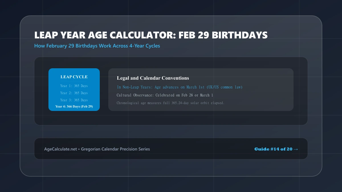 Leap Year Age Calculator: How February 29 Birthdays Work
